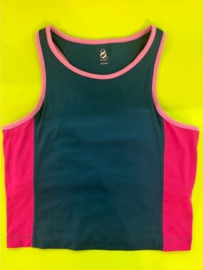 Women’s Colorblock Workout Tank with a built-in bra